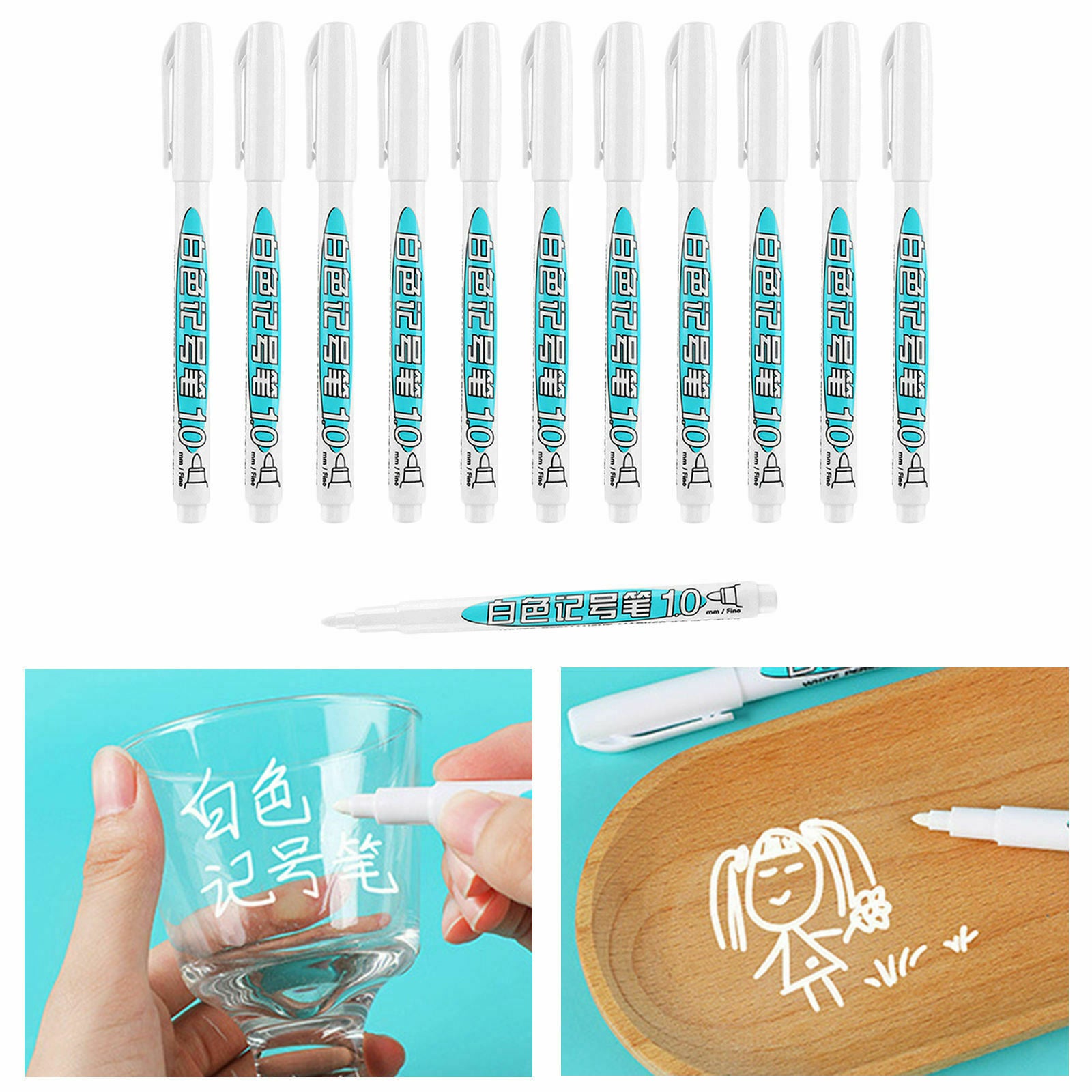 Paint Pens Paint Markers Never Fade Quick Dry and Permanent, Oil-Based