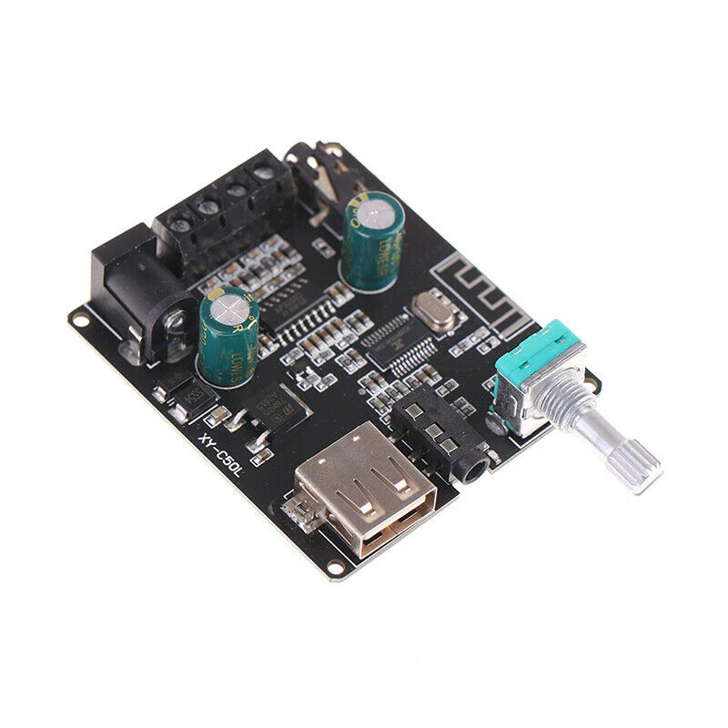 2*50W Bluetooth 5.0 Amplifier Class D Audio HiFi Stereo Wireless Music Playe SJ