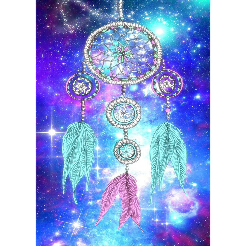 Dreamcatcher 5D DIY Full Round Diamond Painting Rhinestone Art Cross Stitch @