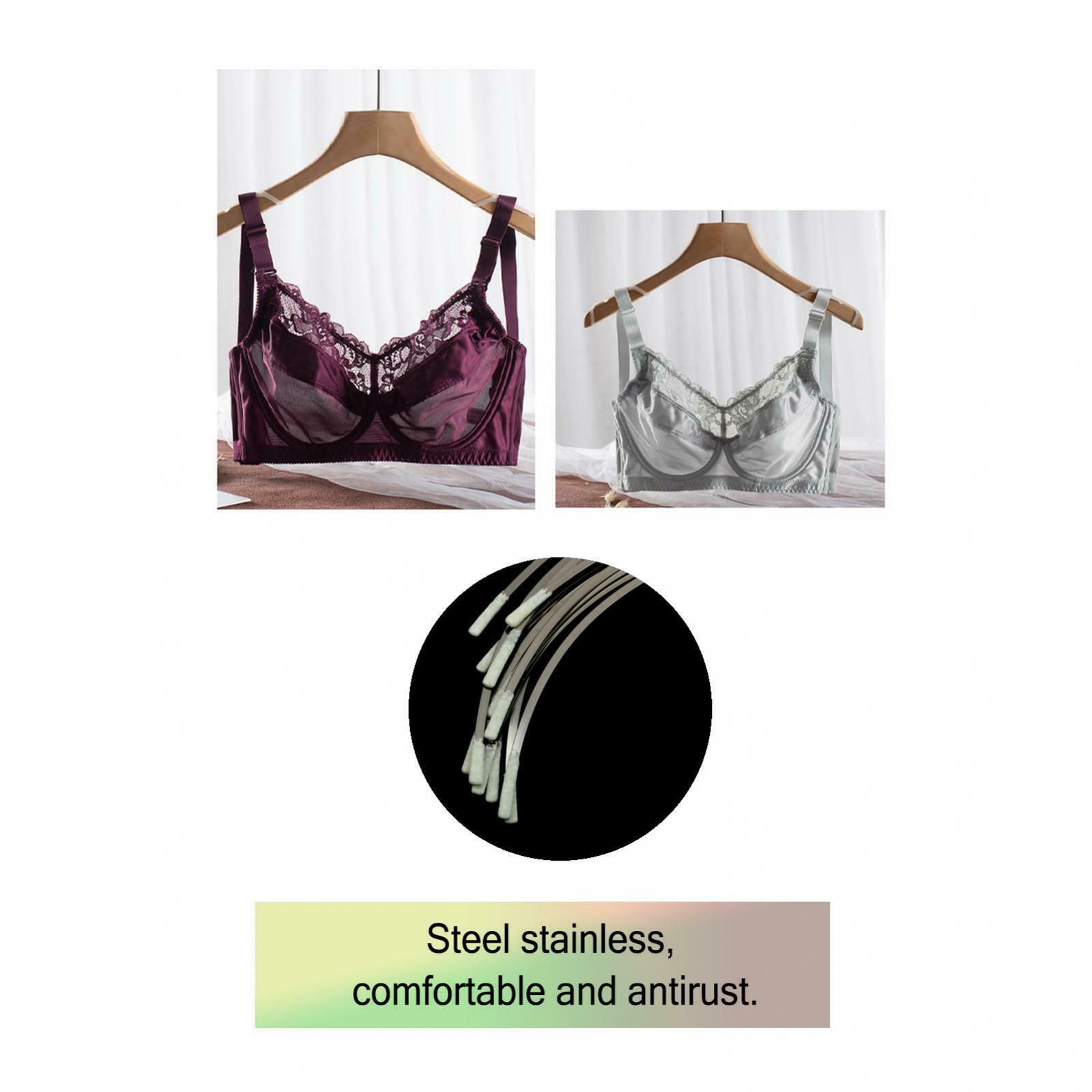 6 Pairs Metal Bra Under Wires Stainless Steel Bra Wire Underwire Replacements