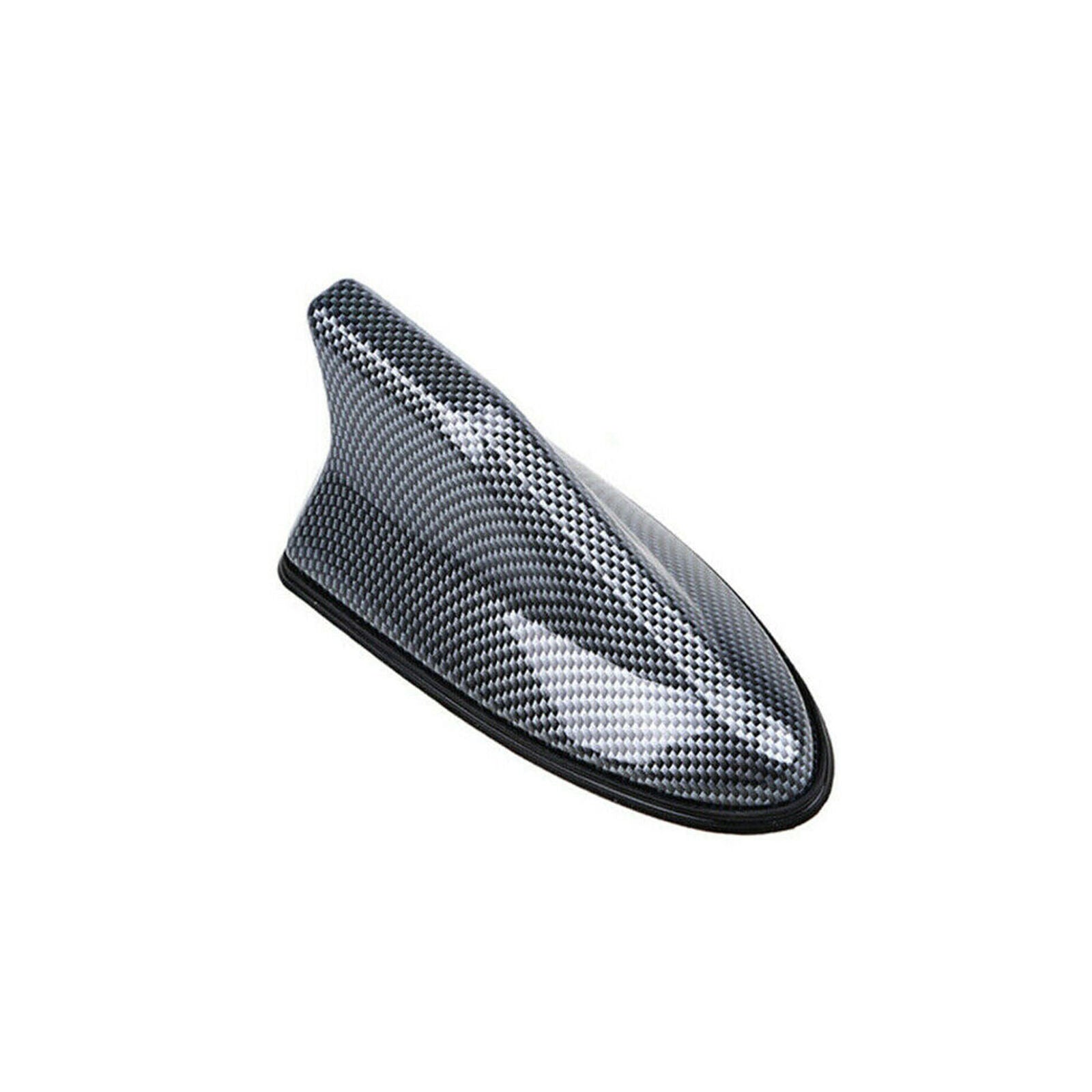 Carbon Fiber Waterproof Car Shark Fin Roof Antenna Radio AM/FM Signal Aerial