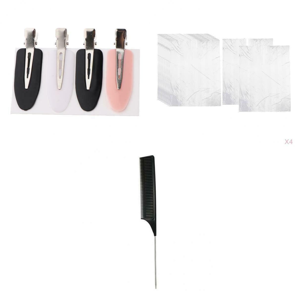 200Pcs Disposable Hair Cutting Cape Cloth Gowns Apron w/ Hair Clips and Comb