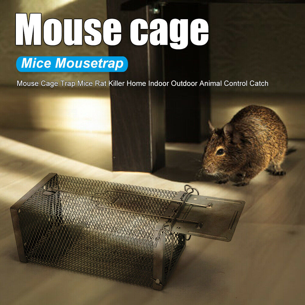 Mouse Mice Rat Killer Indoor Outdoor Animal Control Cage Live Trap Catch Cage