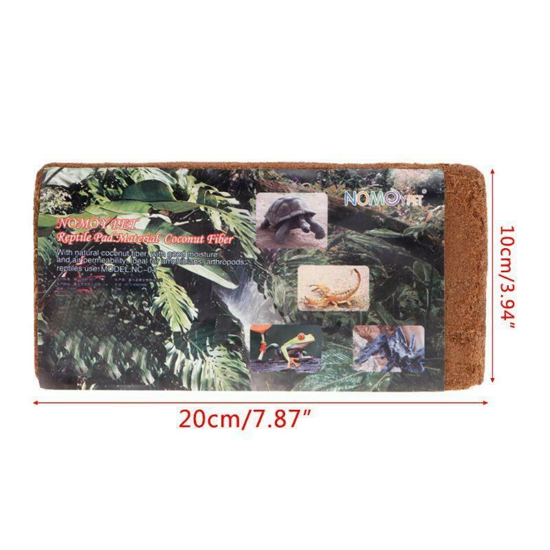 Reptile Brick Coconut Natural Bedding Pad For Amphibians Reptiles Animal Pets