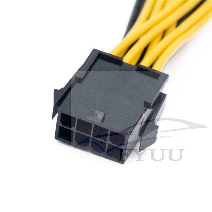 10x 8 to Dual 8 Pin EPS 12V Motherboard Power Supply Cable Y-Splitter Adapter