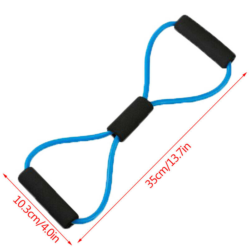 Elastic Rubber Resistance Latex Band Loop Yoga Fitness Exercise Training iZ KX