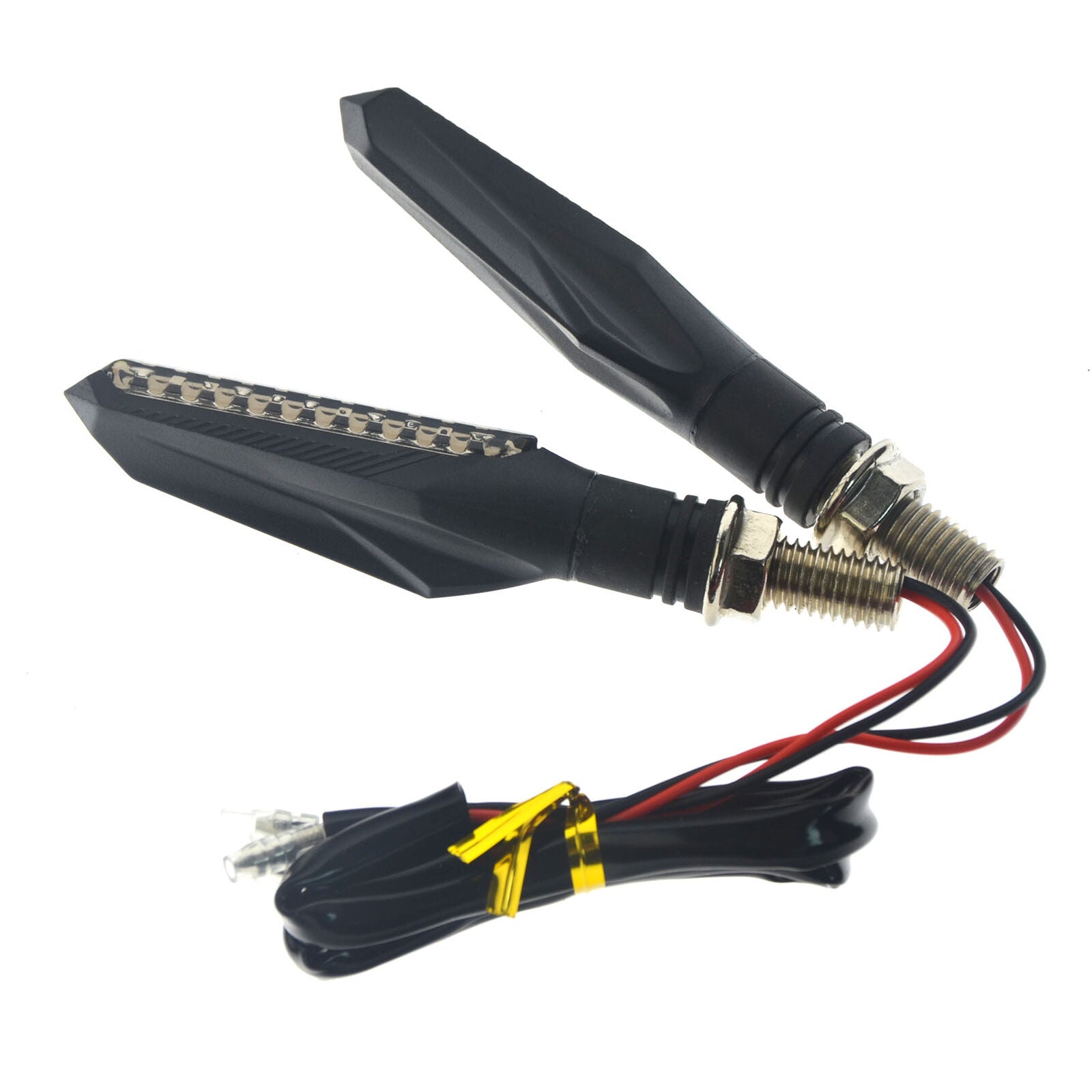 4x Universal 12V Motorcycle LED Turn Signal Light Indicator Blinker Lamp Amber