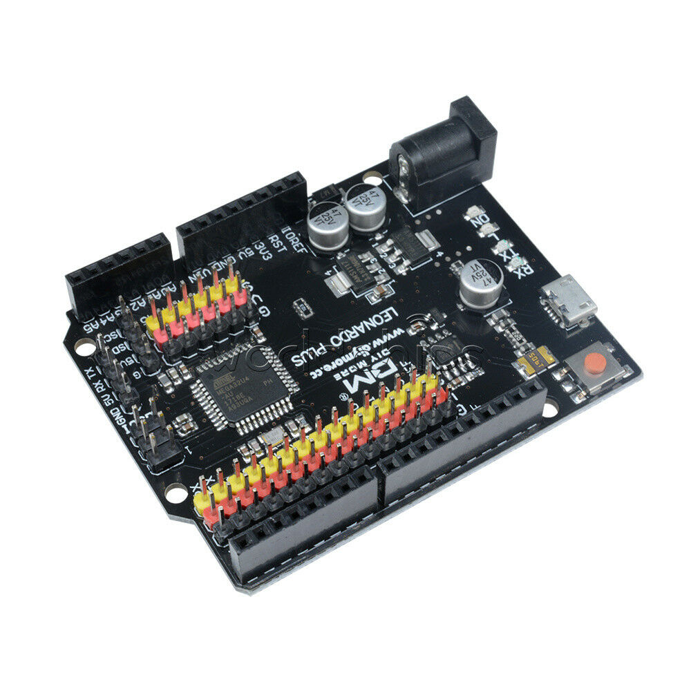 Leonardo R3 Plus ATmega32U4 Microcontroller Expansion Board +Cable for Arduino