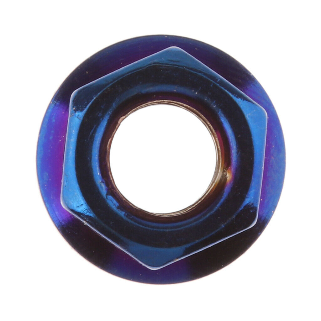 M8 Flange Nut for Motorcycle Electric Bike Sprocket Bolt Colourful