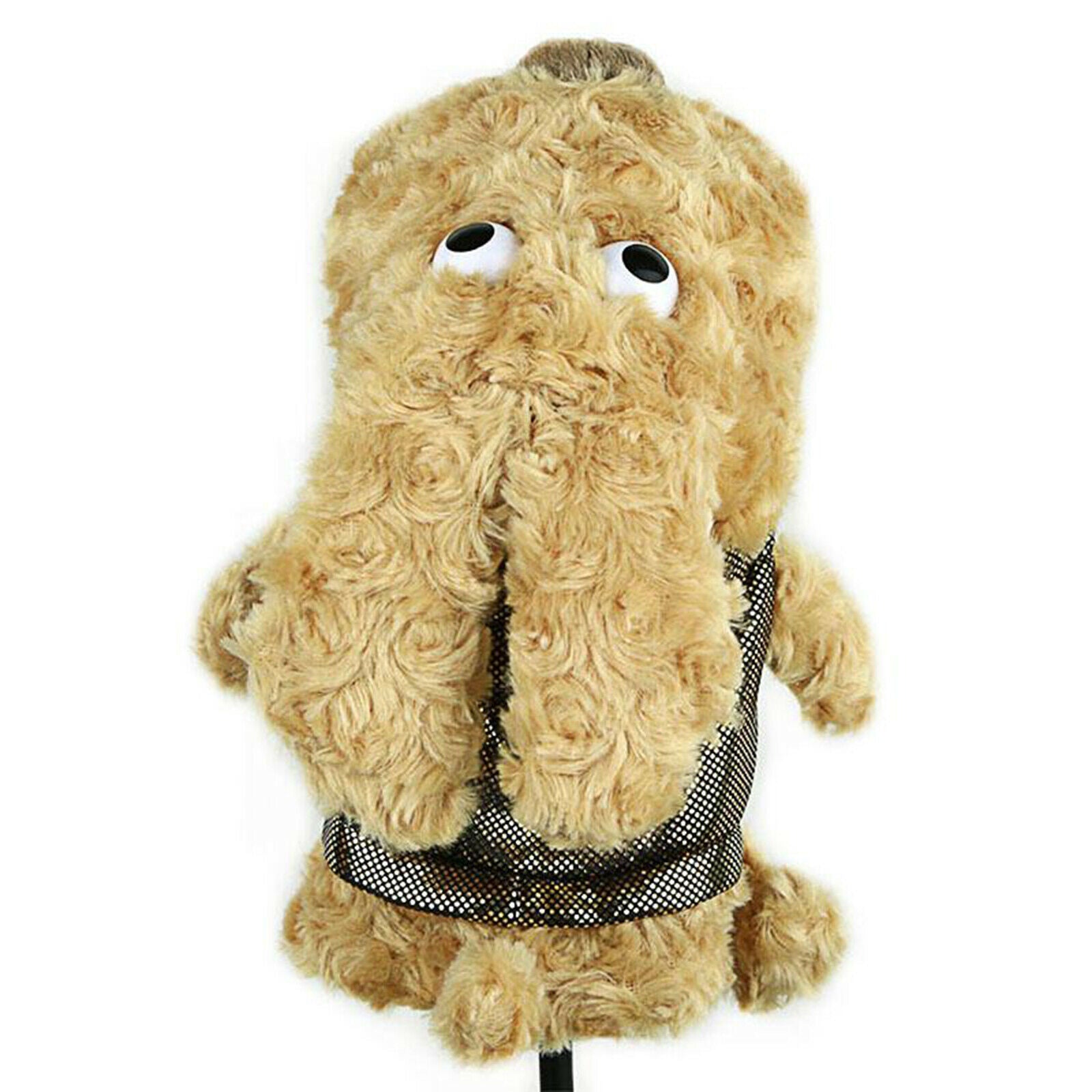 Golf Club Head Cover UT Driver Headcover Animal Plush Wood Club Guard khaki UT