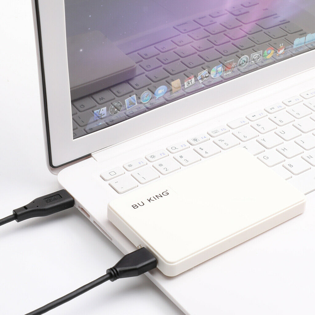 2.5 in 500GB 5400 RPM External Micro USB Hard Drive Disk HDD / SSD Enclosure