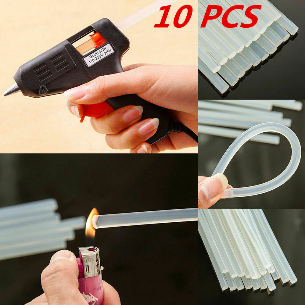 100*7MM 10x Hot Melt Glue Stick For Craft Electric Tools Heating Repair Glue Gun