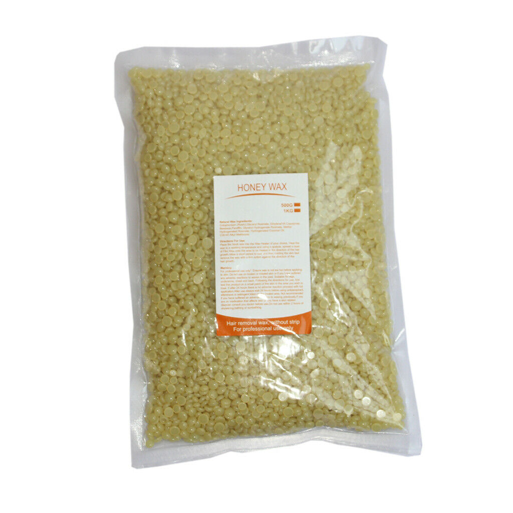 3 Bags 17.5Oz Hard Wax Beans Hair Removal Depilatory Home Back Bikini Waxing