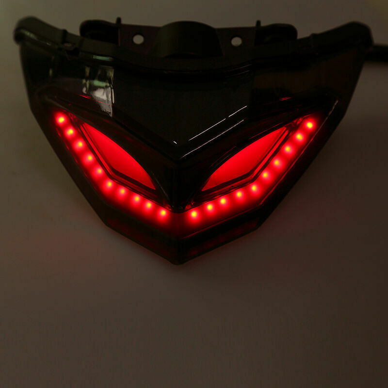 Smoke Integrated Rear Taillight LED Turn Signal Fit For Kawasaki Ninja300 13-14
