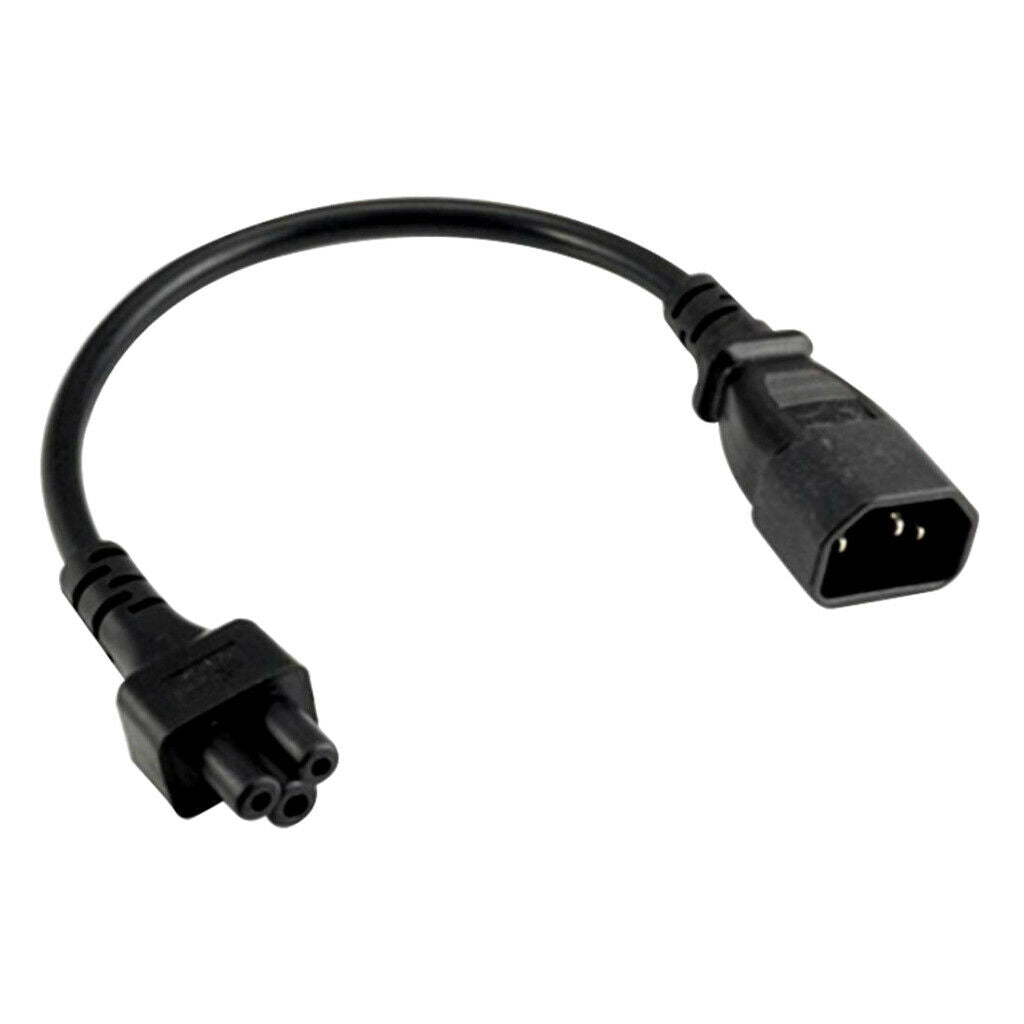 2x New IEC320 C14 Male to C5 Female C14-C5-Cable Replace Part UPS Server Kit