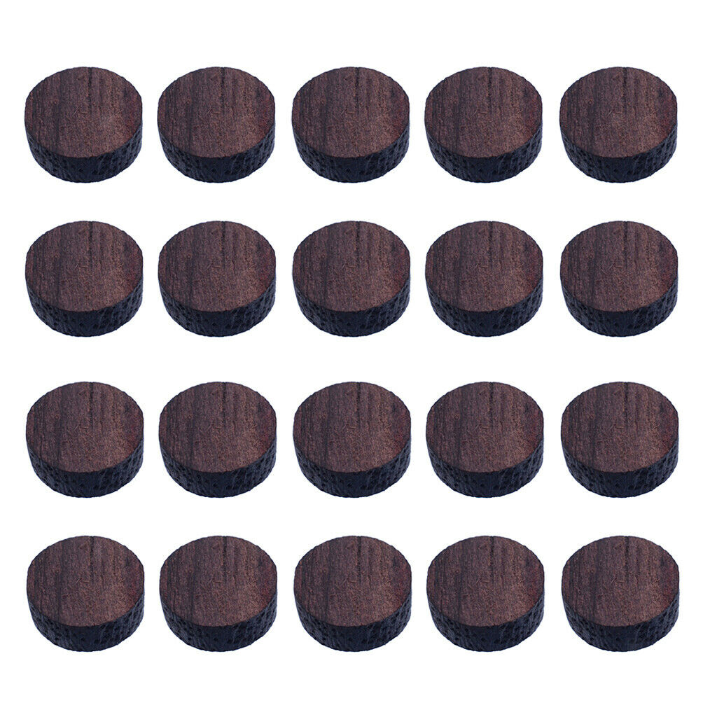 20PCS Rosewood Guitar Fretboard Inlay Dots Markers 6mm for Electric Guitar