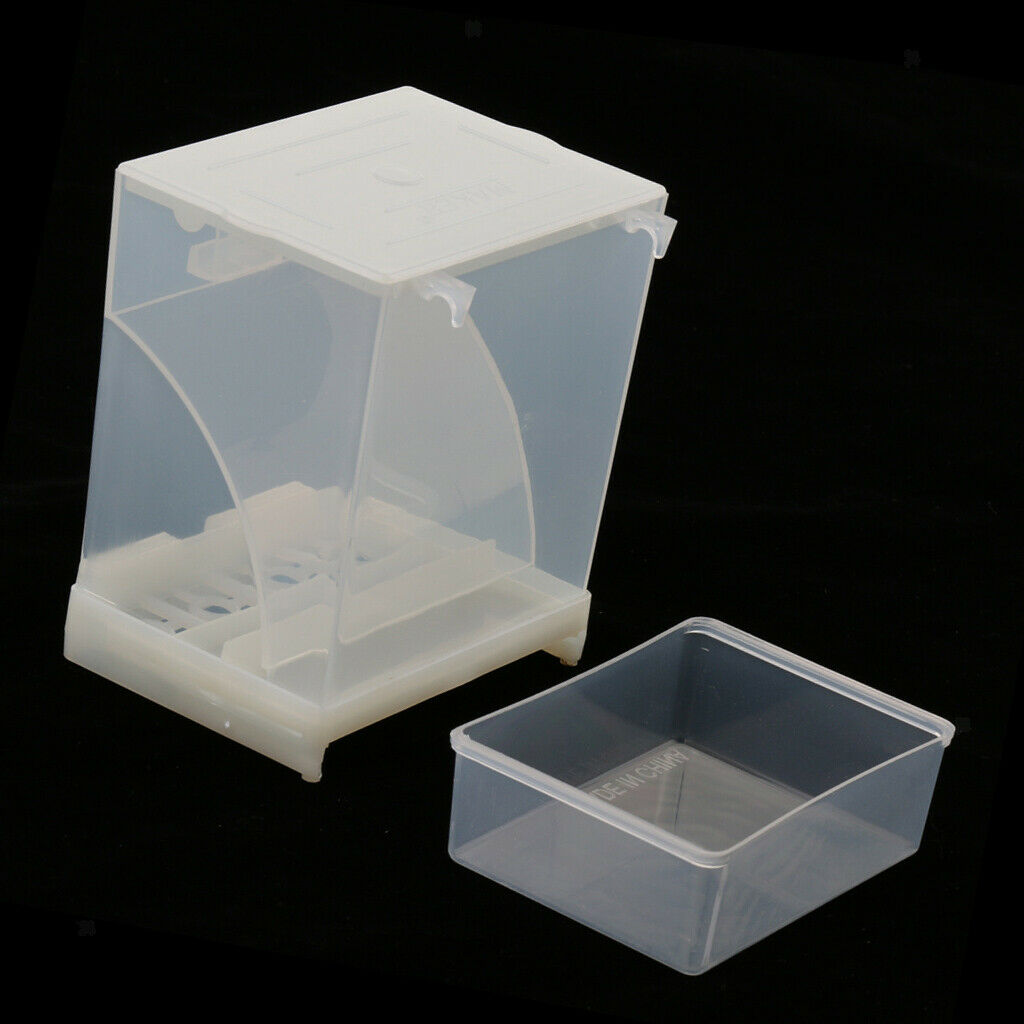 3pack No-Mess Automatic Parrot Feeder Integrated Feeder for Small to Large Birds