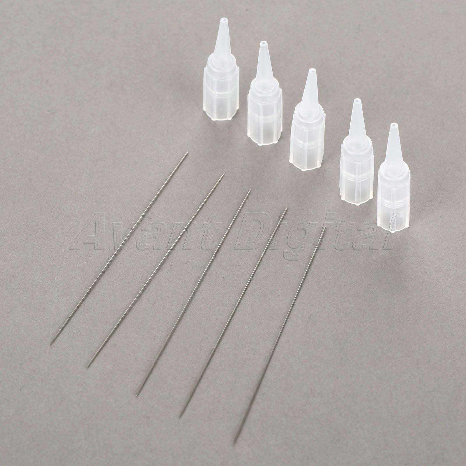 50pcs Sterile Disposable 0.3mm 1R Permanent Makeup Eyebrow Tattoo Needles & Tips