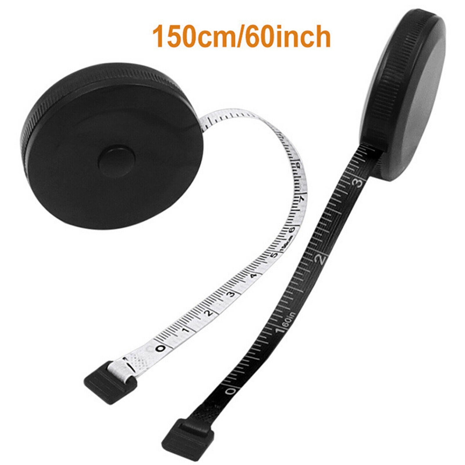 Tape Measure for Body Craft Measurements Black Dual Sided Body Measuring 5ft