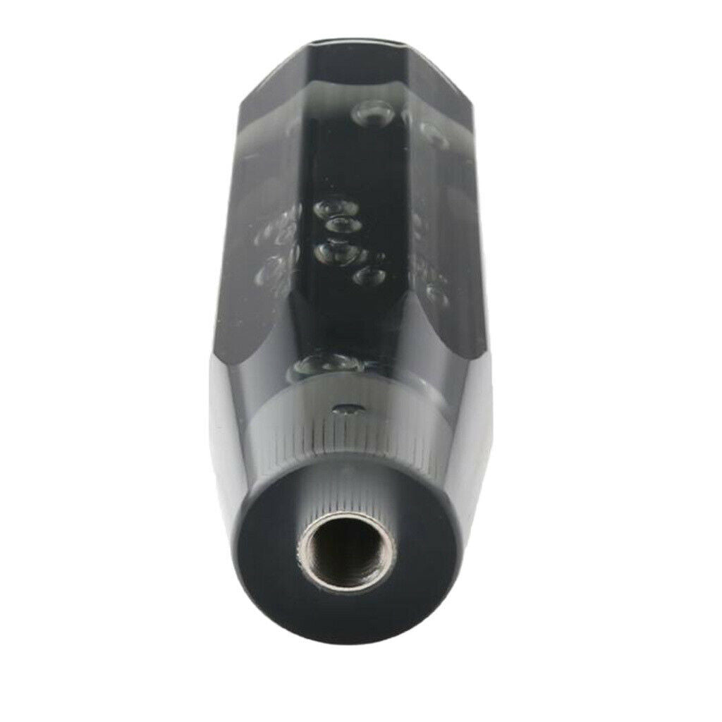 Shift Knob Stick Transparent Crystal Bubble  Blue Throw Gear Shifter 15cm