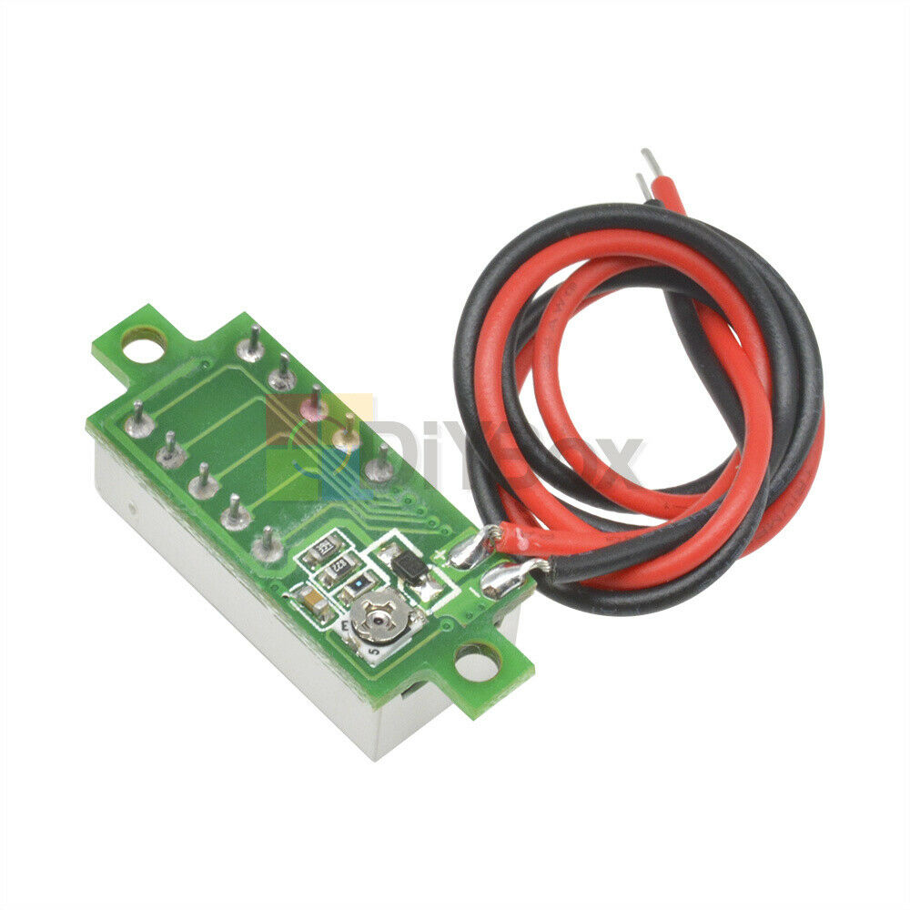 Digital 2 Wire 0.28″ Yellow LED Display Voltmeter DC Voltage Current Meter Panel