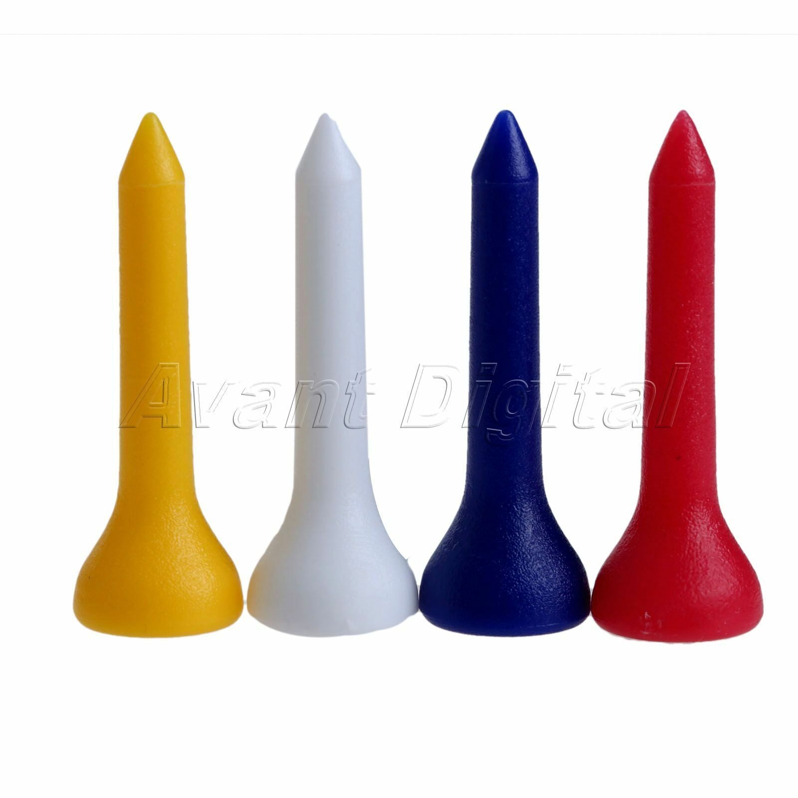 36mm Mixed Color Plastic Golf Tees Cup Tip Driver Training Golf Club Accessories