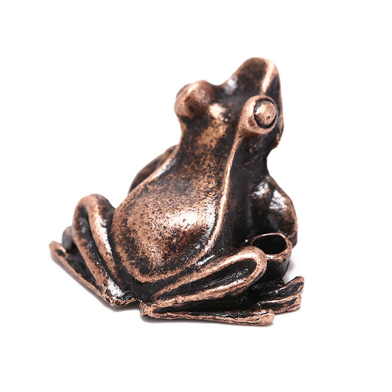 alloy frog incense burner holder flower statue censer plate for sticks con.l8
