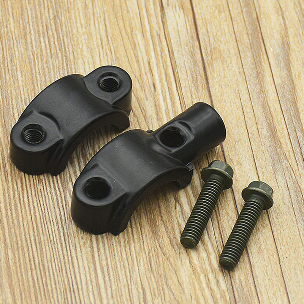 2 Pieces 22mm Handlebar Mirror Mounts 8mm Thread Holder Motorcycle