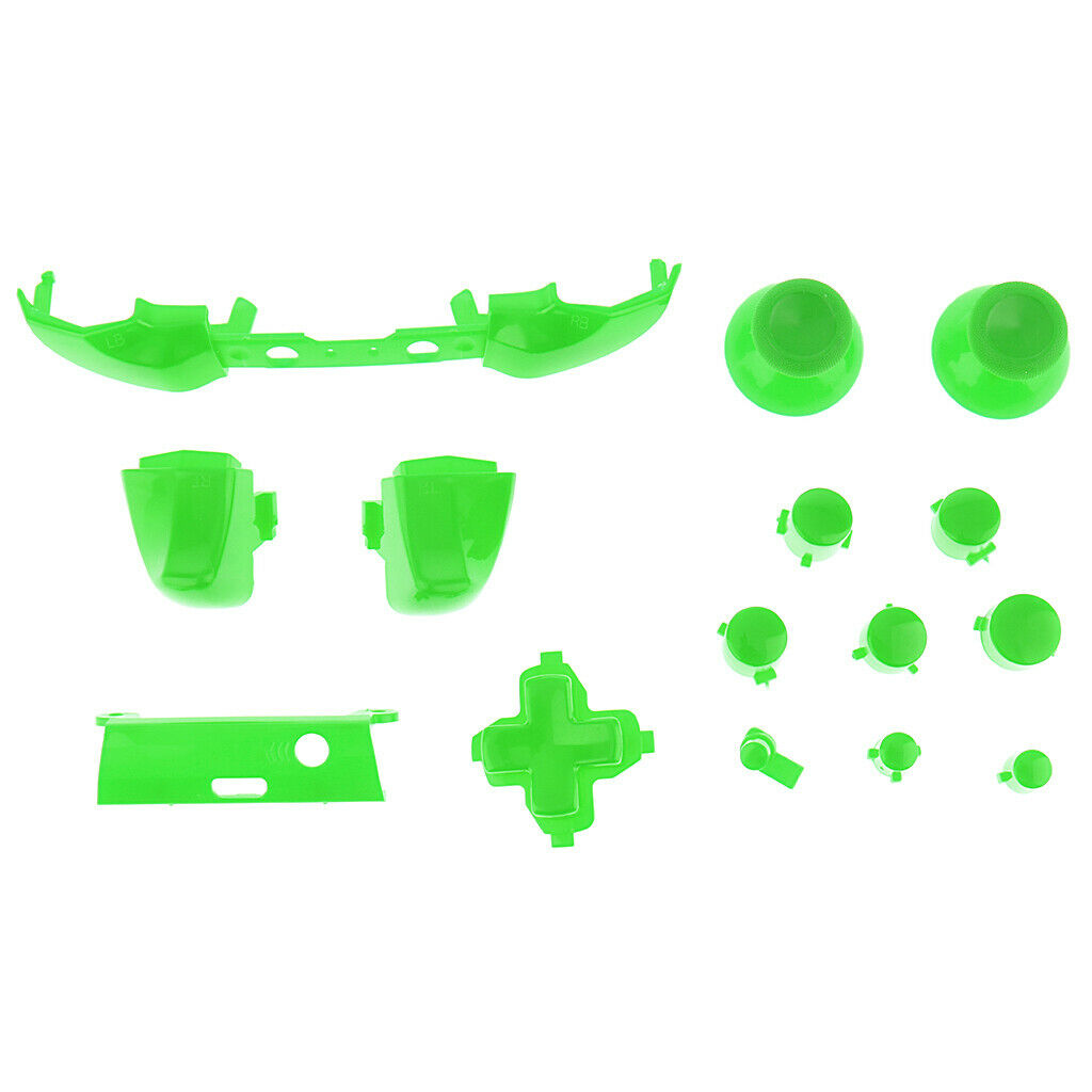 Bumpers LB RB LT RT Full Button Set Mod Kits For Xbox   S Controller Green