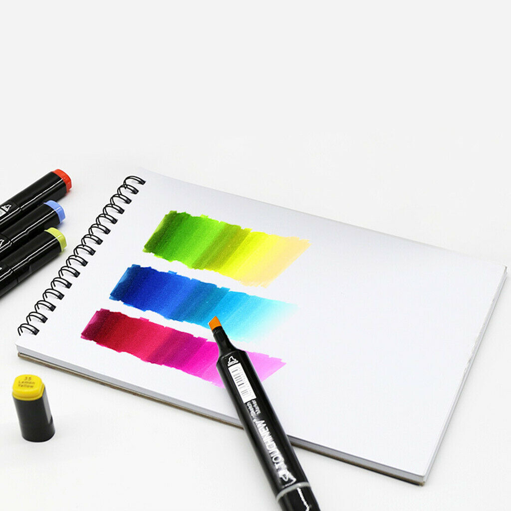 Dual Tips Permanent Marker Pen Alcohol Based Markers Black