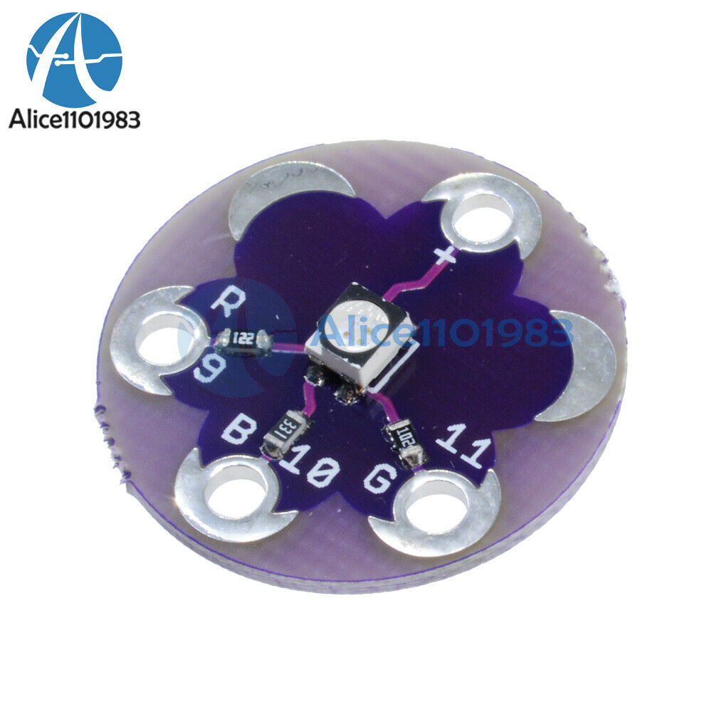 2PCS LilyPad Tri-Color LED RGB Breakout Module For arduino