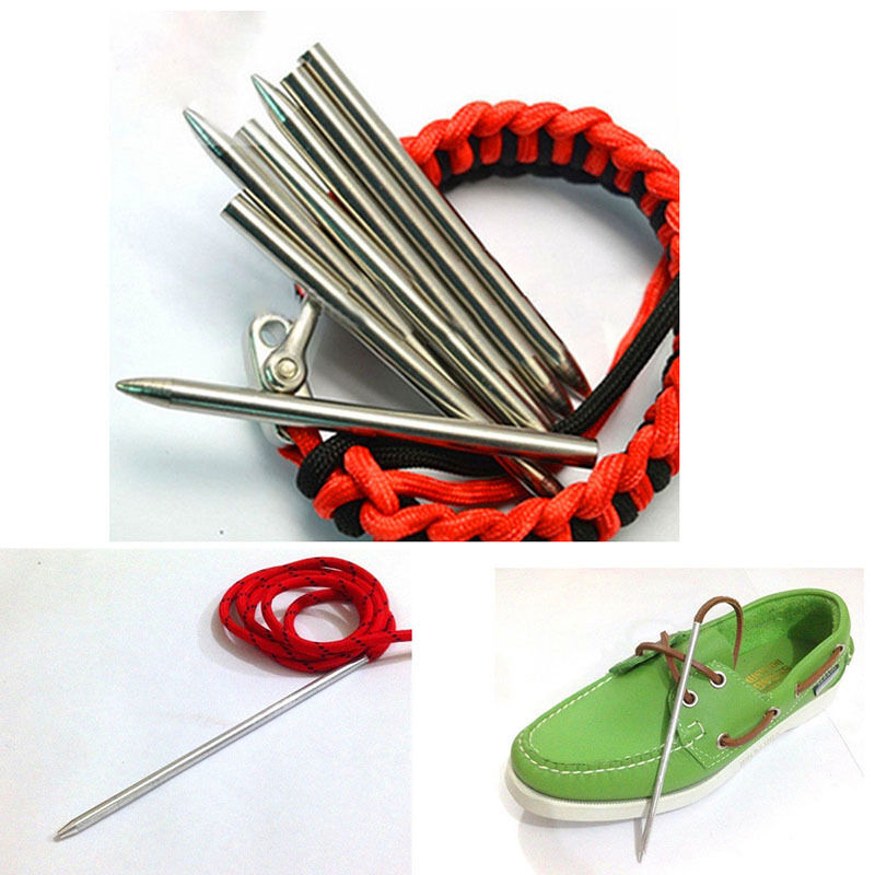 3" Paracord Bracelet Lacing Weaving Stiching Needle Fid Bushcra.l8