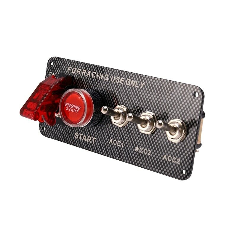 Racing Engine Start Button Ignition Switch Panel Led Car Modification Switch PV1