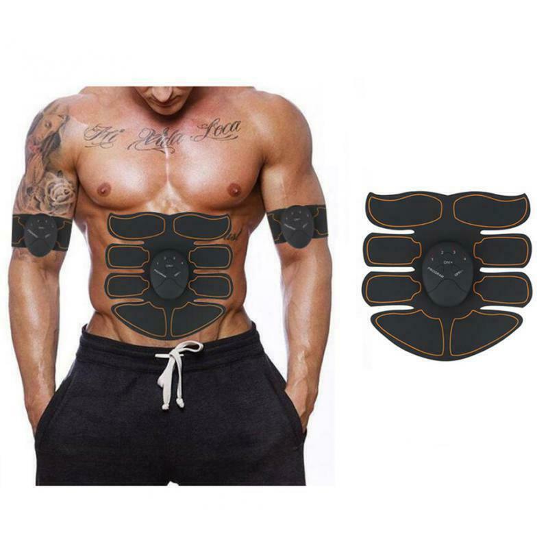 Abs Stimulator Muscle Toner Belt USB Rechargeable Home Gym Training Device