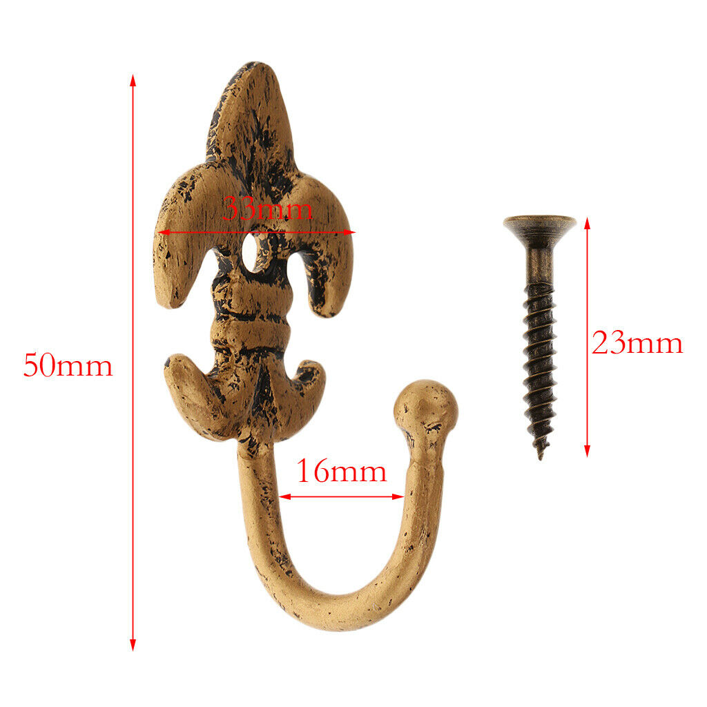 1-pair Curtain Tie Back Hooks Window Blind Tiebacks Hanger Type 2 - 012