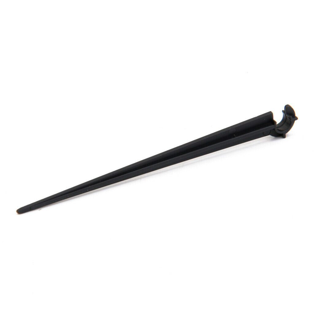 Hook fixed Stem Stake & Connector Fitting for 4/7mm Drip Irrigation Tubing Pipe