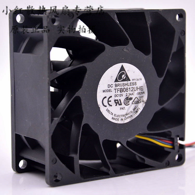 For Delta TFB0812UHE PWM 8038 8cm 12V 2.34A cooling fan