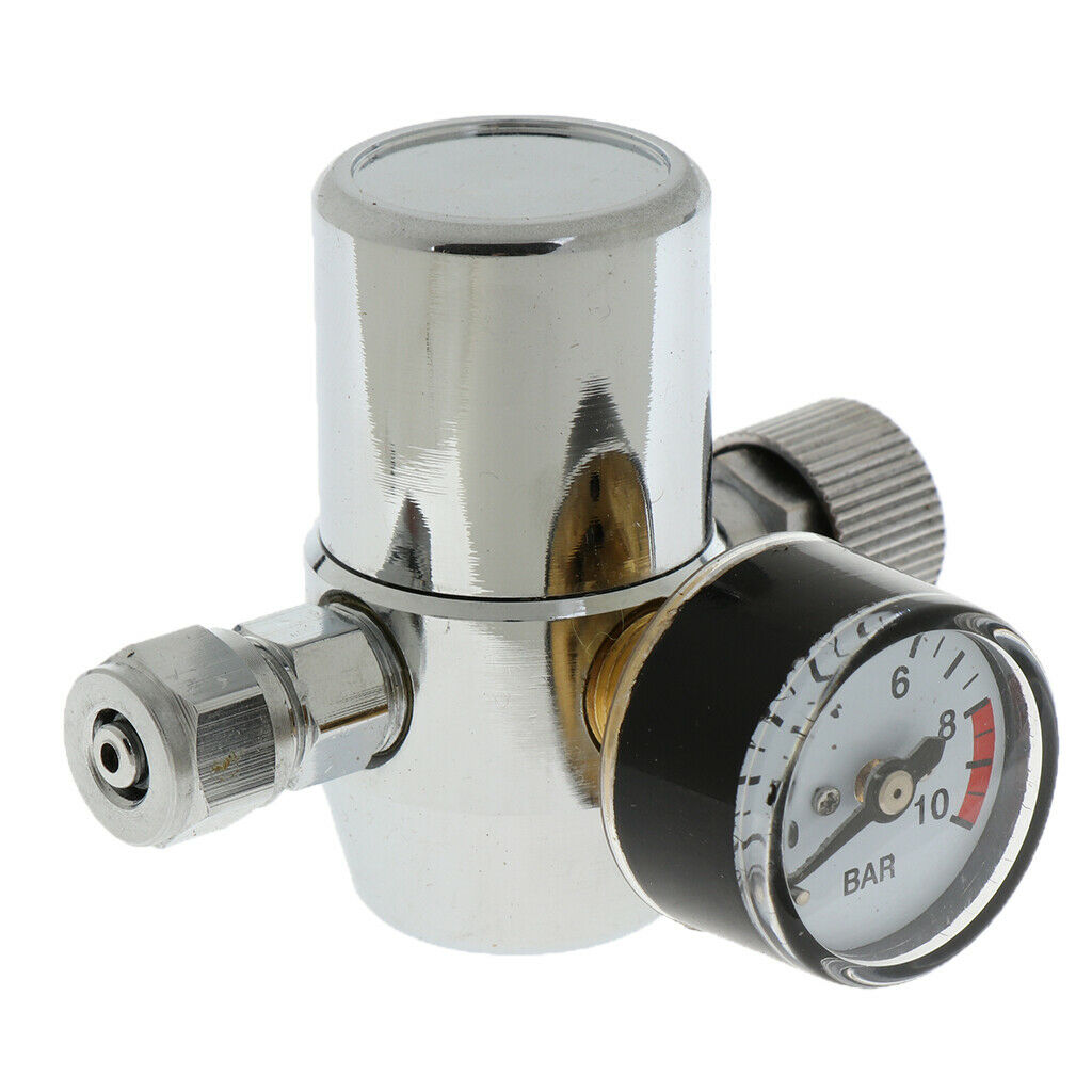 Aquarium Carbon Dioxide CO2 O2 Pressure Relief Valve Gauge A12-2