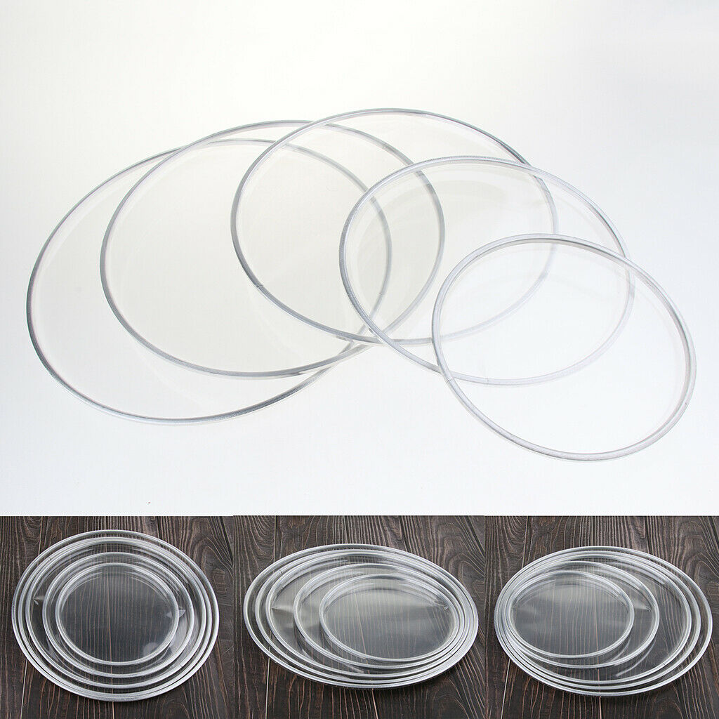 1 Piece Tom Drum Head Silent Mute Drum Skin for Drum Set Kit Parts 8inch