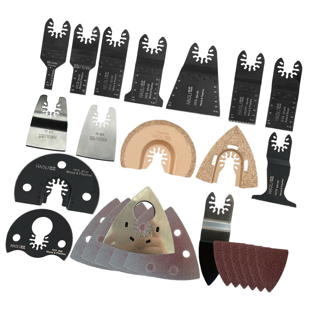 66x Mixed Wood Bit-Metal Saw Oscillation  Oscillating Multitool Tool