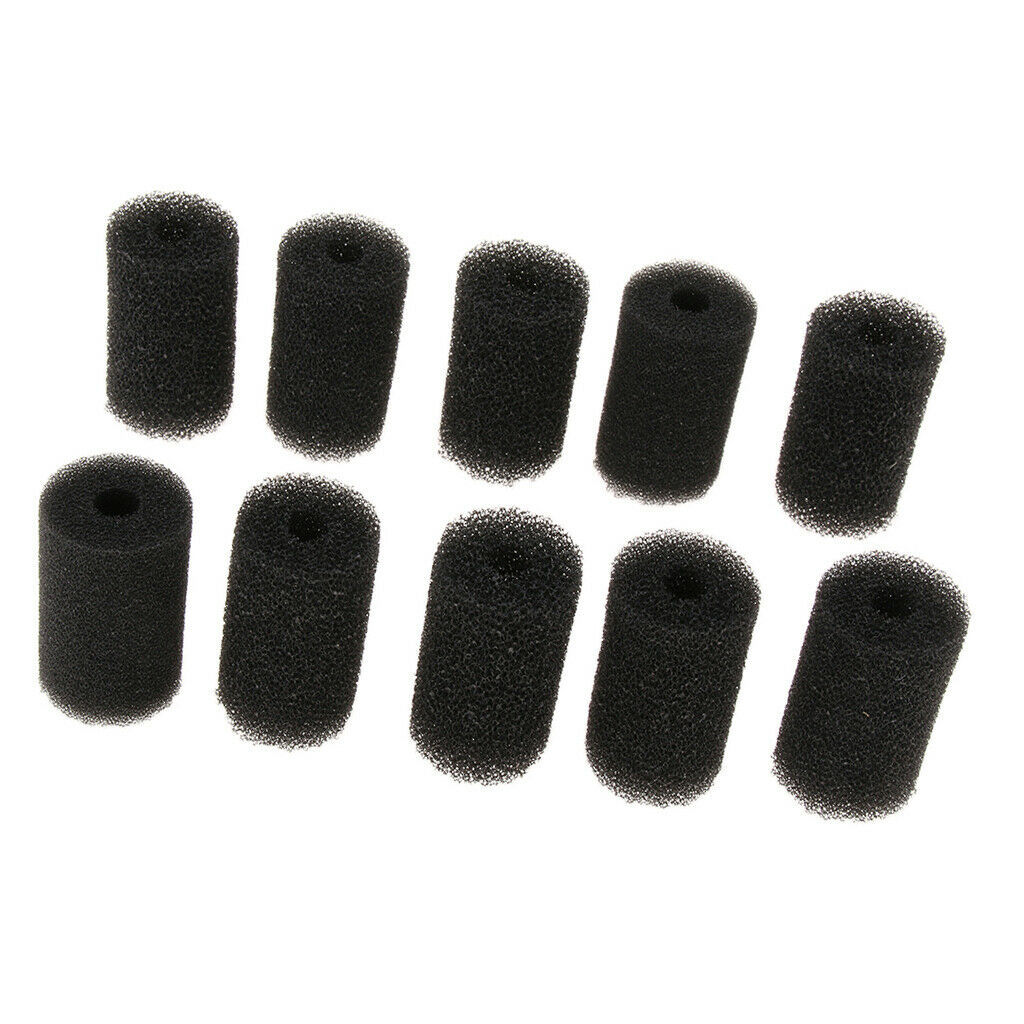 10 Pcs Aquarium Sponge Protector Fish Tank Filter Cotton Sponge Cover  Small