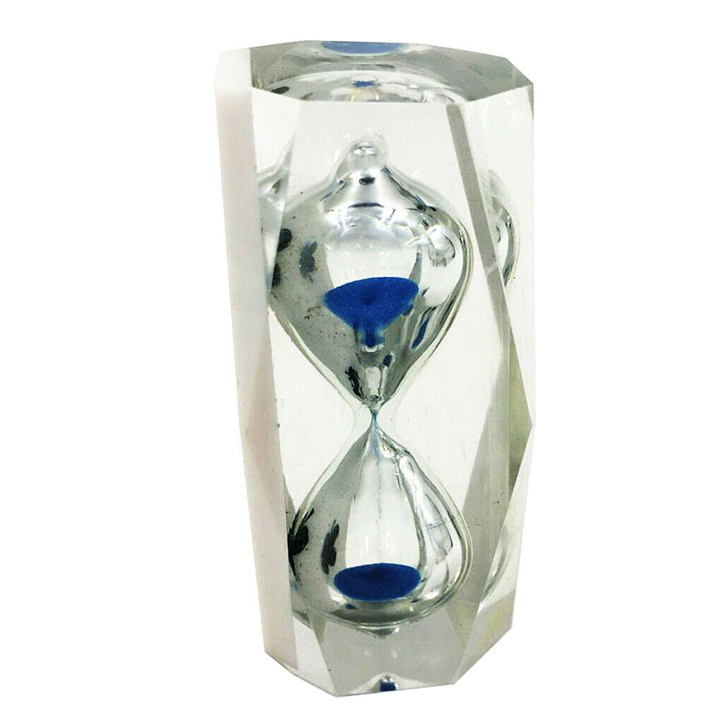 3 Mins Sandglass Children Kids Hourglass Sand Clock Timer Timing Tool Blue #