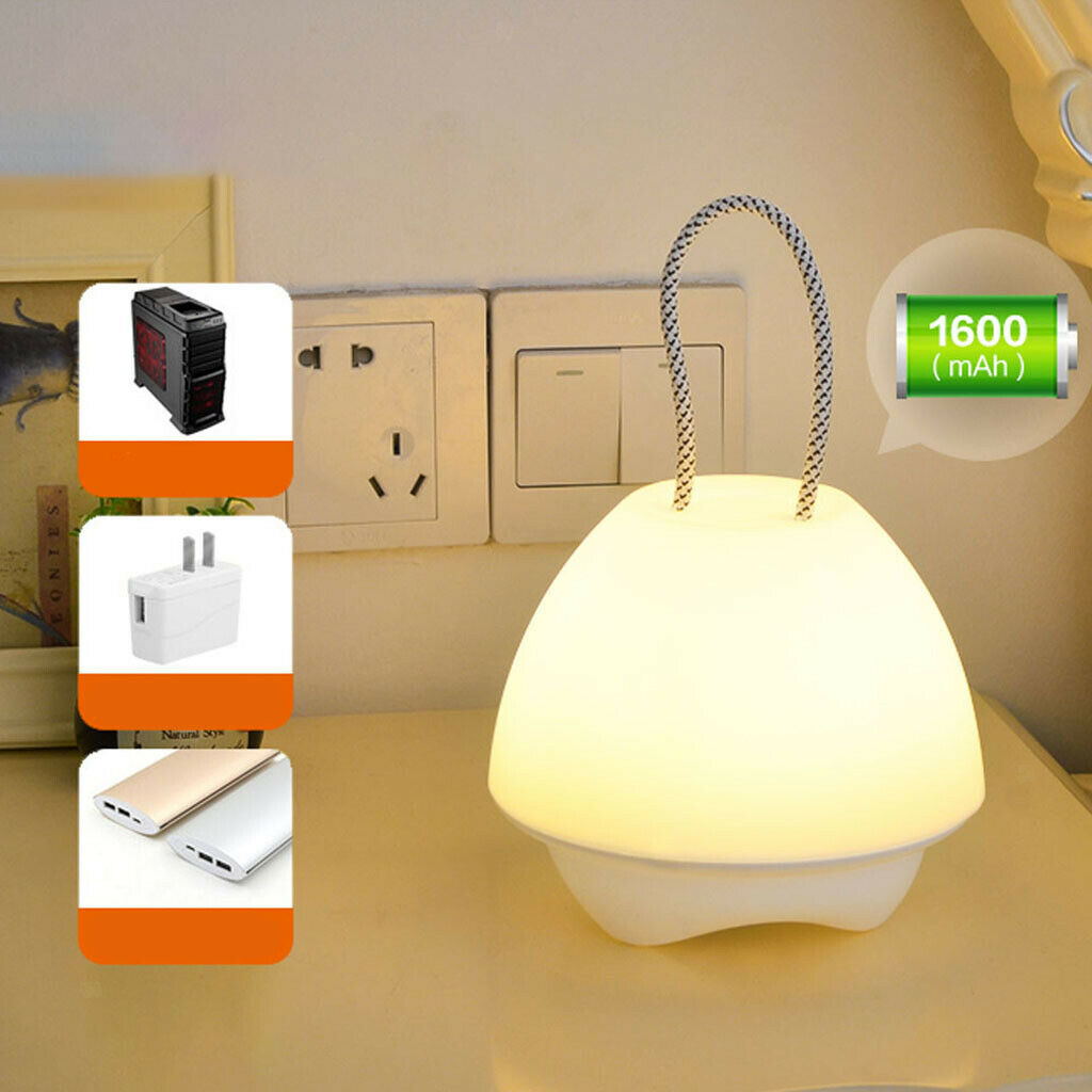1x Table Lamp Home Night Light with Remote Control for Baby Nursery Room