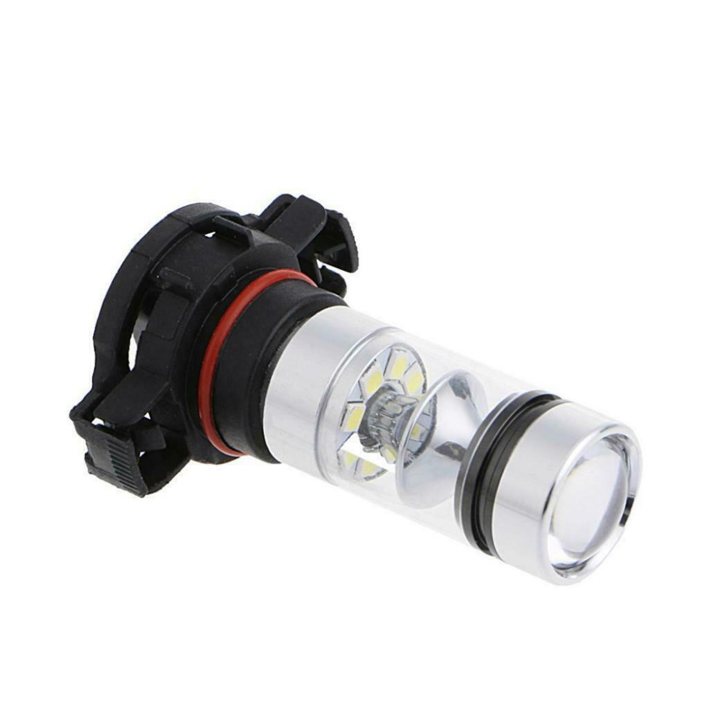 2X H16 6000K 100W High Power LED Projector Foglight Bulbs Lamps HID White