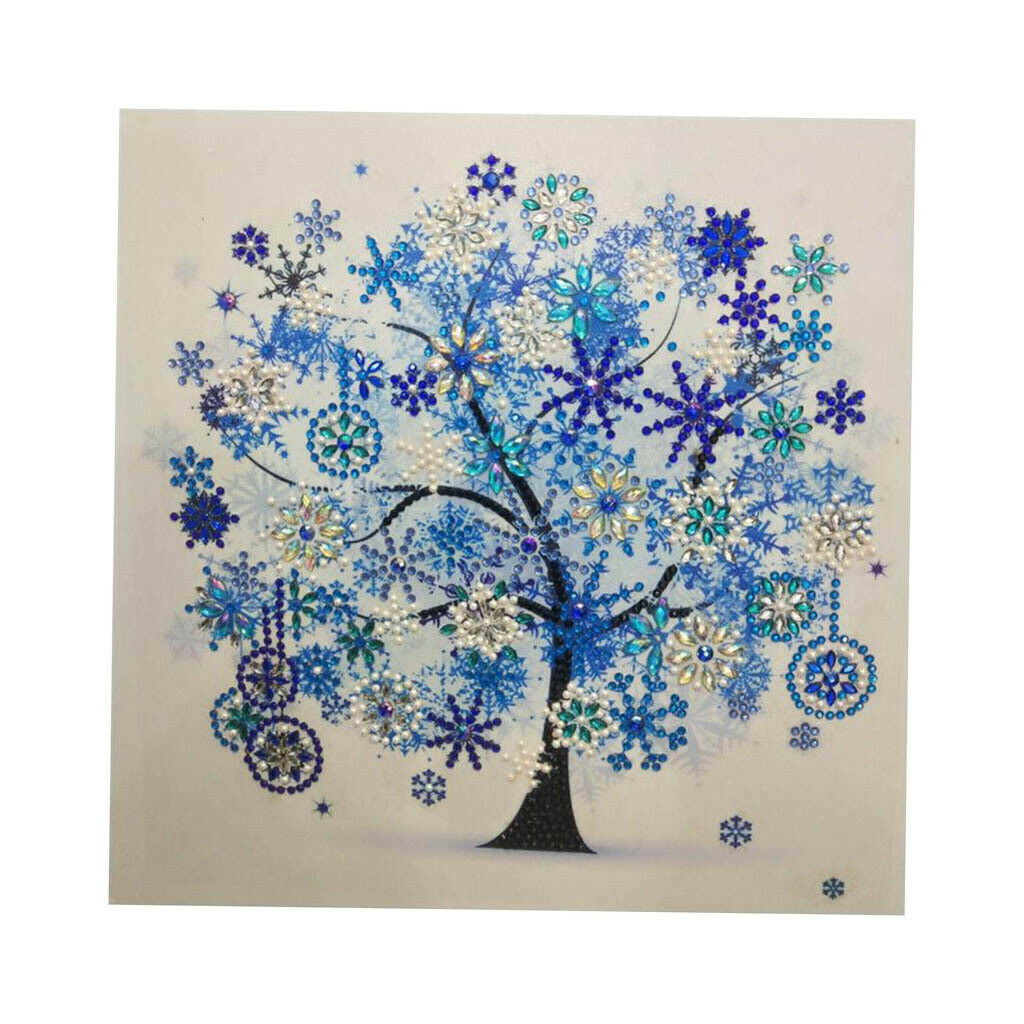 2 Pieces Special Shaped Diamond Painting -Four season Tree Pattern