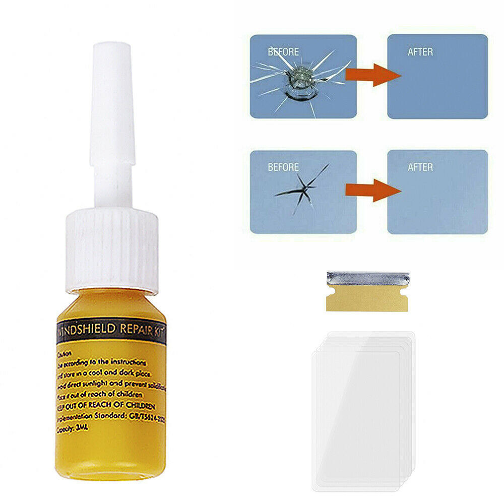 Automotive glass nano repair fluid.