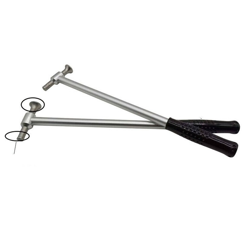 Stainless steel dent removal hammer, paintless dent removal tool