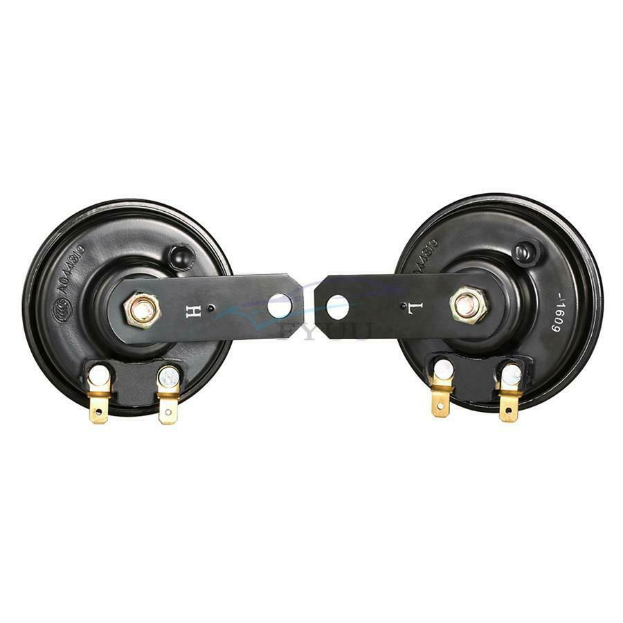 2× Universal 12V 48W 4A Car Truck Front Grille Electric Horns Speaker Loud 110DB