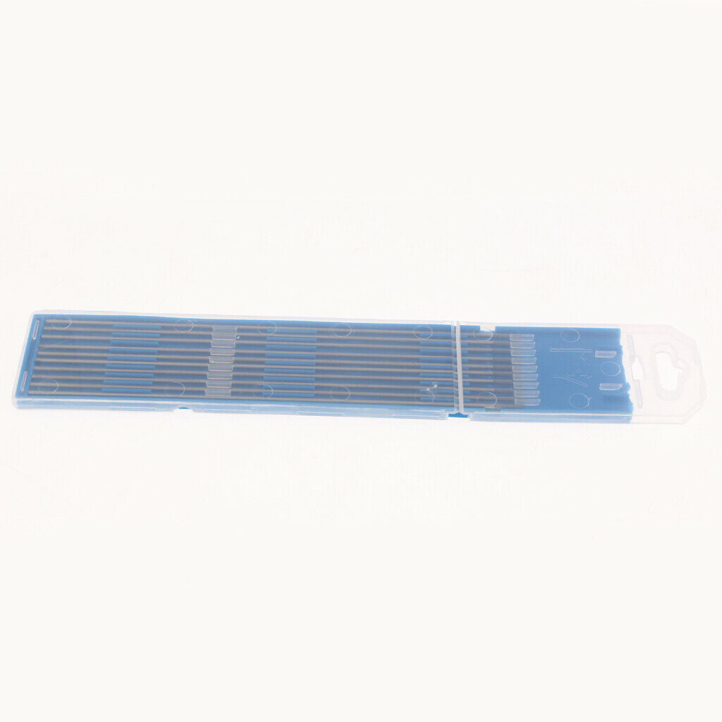 10-Pack WT20 1/16 x5.9inch Tungsten Electrodes Tig Rods Annealed &Ground Finish