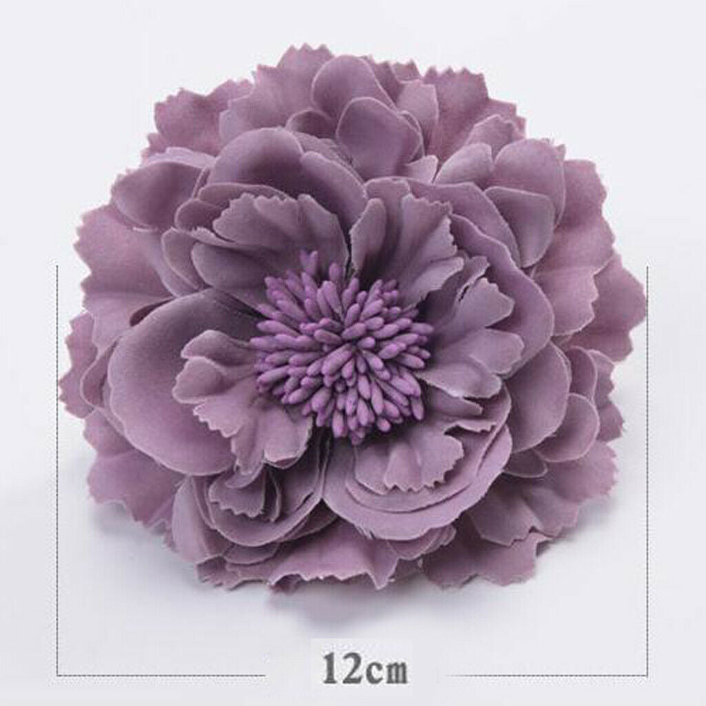 Decorative Flower Curtain Tiebacks Voile Drape Tiebacks Monthly Rose-Purple